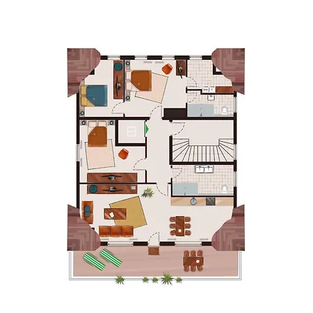 Penthuus Modern Retreat